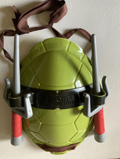 TMNT Teenage Mutant Ninja Turtles Green Plastic Shell Backpack Costume