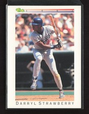 1992 Classic I #T86 Darryl Strawberry Los Angeles Dodgers