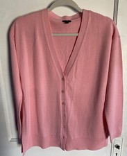 NWOT Sz Small Talbots Pink Sweater 60 Cotton