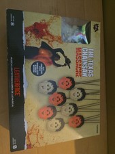 The Texas Chainsaw Massacre LEATHERFACE Musical String Lights Set of 8 Gemmy
