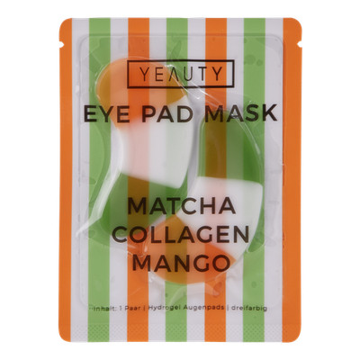 YEAUTY Matcha Collagen Mango Eye Pad Mask - 1 Paar