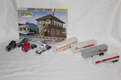 Vintage Yatming Kenworth Semi Diecast Trucks Lot of 3 trucks + trailers