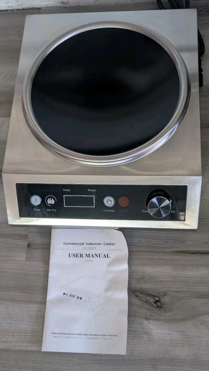 VEXMAECY 1800W Electric Induction Cooker Wok For Home/Commercial Use EUC
Opens in a new window or ta