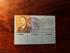 UNION DES SOCIÉTÉ D’ÉQUITATION MILITAIRE 1938 PARIS EO IDENTITY CARD