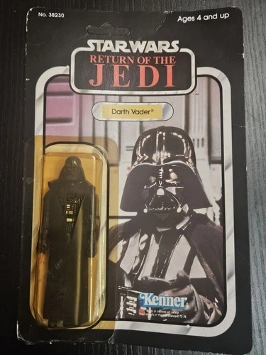 DARTH VADER Vintage 1983 Kenner Star Wars ROTJ 77-Back Sealed MOC