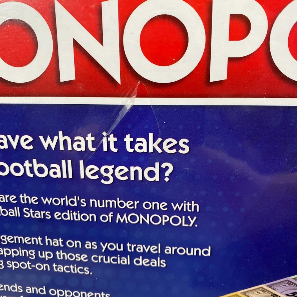 Monopoly World Football Stars Board game Hasbro Sealed - Image 4 of 4