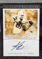 2004 Flair - Autograph Collection Kellen Winslow Jr. #AC-KW Silver /100 (AU, RC)
