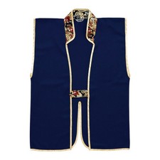 Samurai Cosplay Jinbaori Navy Jacke Weste Panzerkleidung Feudal Warlord Kimono