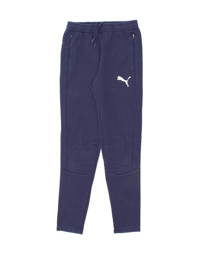 PUMA Mens Tracksuit Trousers XS Navy Blue Cotton UO09 - 第 1/3 張圖片