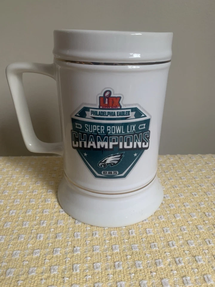 Piedra cerámica Philadelphia Eagles Super Bowl LIX Champions 28 oz Foto 2 de 4