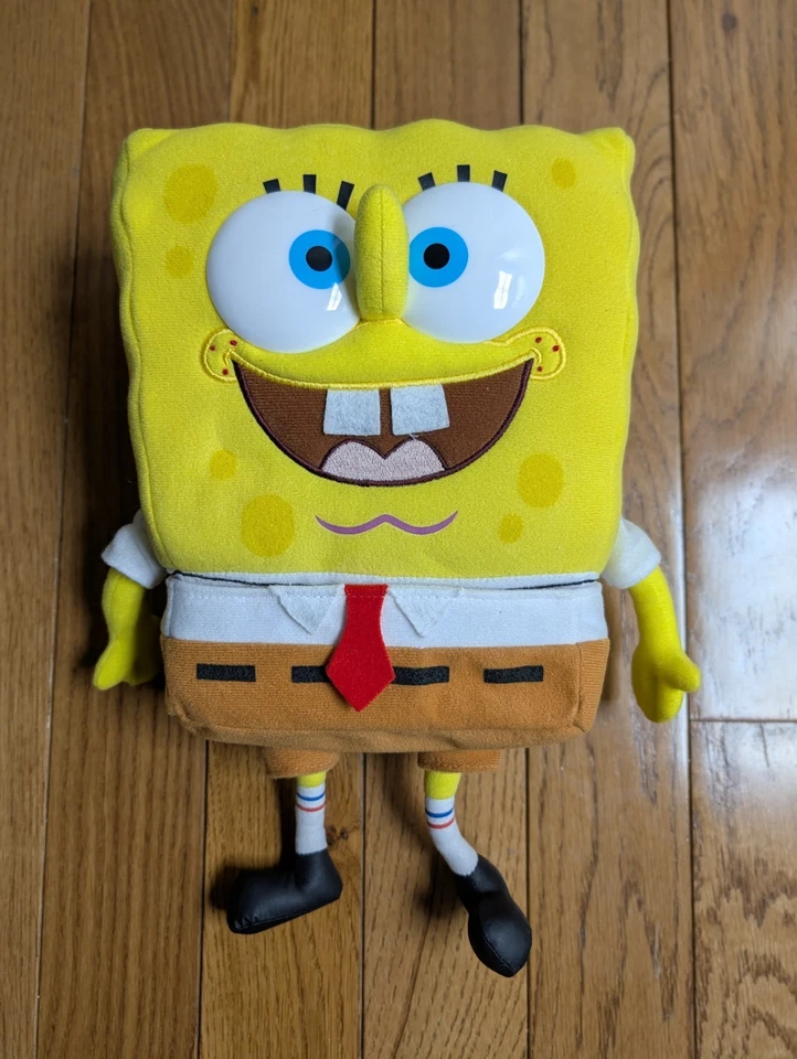 Vintage Spongebob Squarepants Nickelodeon Viacom 2000 Plush Doll Removable Pants - Image 2 of 4