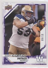 2019 Upper Deck CFL Purple 9/15 Patrick Neufeld #142 l5j