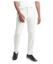 Kenneth Cole Mens Slim fit Dress Pants 32 / 32 Beige Solid