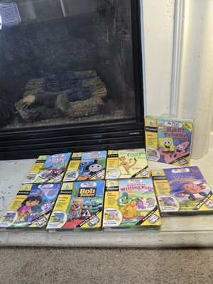 Lot Of 8 My First Leap Pad Books And Matching Cartridges Preschool