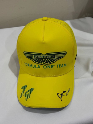 Aston Martin Cap Formula One F1 Fernando Alonso #14 Lime Green 2026 Official