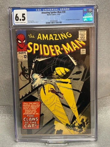 Amazing Spider-Man #30 CGC 6.5 , 1st APP Cat Burglar, Stan Lee Story Ditko Cover