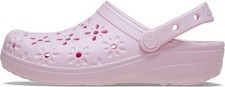 Crocs Unisex Adult Floral Classic Clogs 'Pink Milk'