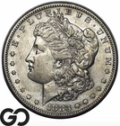 1883-S Morgan Silver Dollar Coin, Better Date San Francisco Issue, Choice AU++