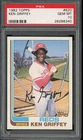 1982 Topps Baseball #620 Ken Griffey PSA 10