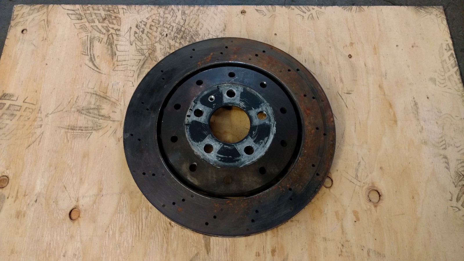 LAMBORGHINI GALLARDO LP560 REAR BRAKE DISC ROTOR OEM 420615601C