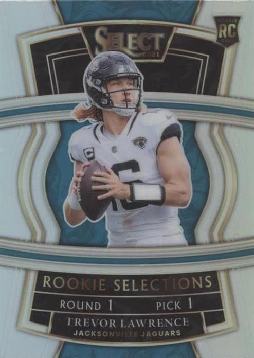 2021 Panini Select - Rookie Selections Trevor Lawrence #RS-1 Silver Prizm (RC)