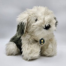 Dakin Sheep Dog Plush Stuffed Animal Toy Vintage 1987. Gray White 14  