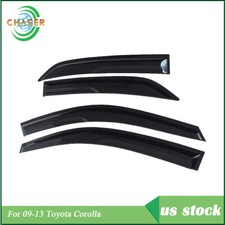For Toyota Corolla 2009-2013 Rain Sun Guard Deflector Smoke Window Vent Visor