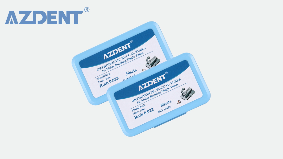 Hololens 2 50 Juegos Tubos Bucales Ortodoncia Roth .022 - AZDENT, Metal | Para Primer Molar, 4 Piezas/set Cut Throat Razor - Foto 9
