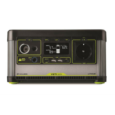 GOAL ZERO YETI 500X PORTABLE POWER STATION - SOLAR COMPATIBLE - EU