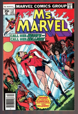 Ms Marvel # 12.....VF+  8.5 grade..... 1977 comic book--E