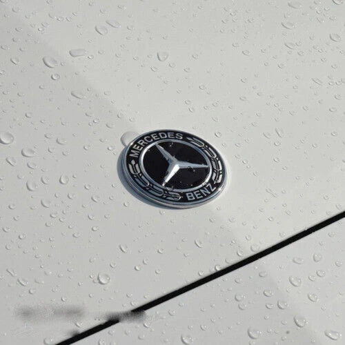 Front Hood Bonnet Emblem Badge Logo Fit For Mercedes Benz C E S Class CLA AMG G Foto 4 de 4