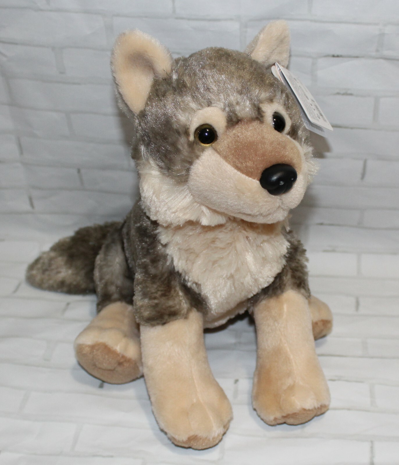 wild republic wolf plush