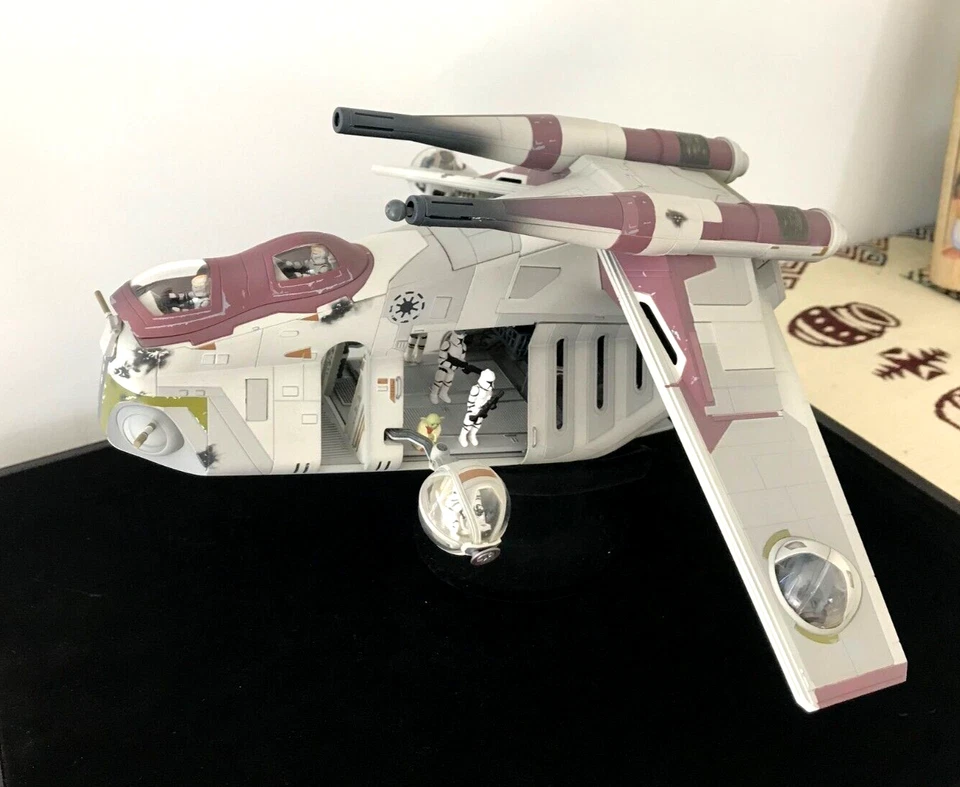 Figurine STAR WARS republic gunship métal 1/26 eme Code 3 ltd 2500 - Photo 3/4