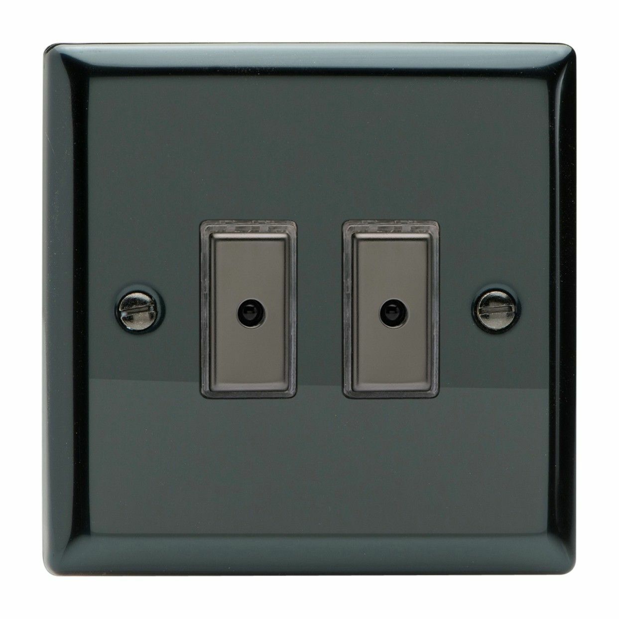Varilight JIE102 Iridium 2 Gang V-Pro Remote/Touch Master LED Dimmer 0-100W