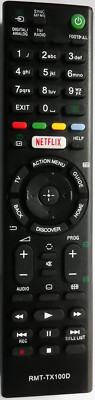 Ersatz Fernbedienung für Sony RMT-TX100D RMTX100D KD-49X8305C KD-55X8505C