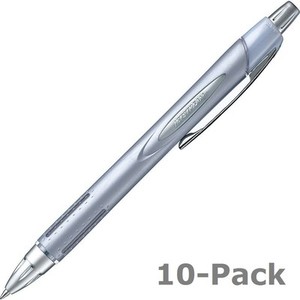 Uni Jetstream Rubber Body 0 7mm Ballpoint Sxn 250 07 Silver 10 Pack Ebay