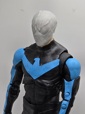 3d Print SPIDERMAN SYMBIOTE HEAD 1:10 7'' DIAMOND SELECT MCFARLANE DC MULTIVERSE
