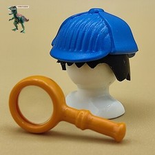 Playmobil set detective-lente d'ingrandimento e cappello #Sherlock Holmes#-is...