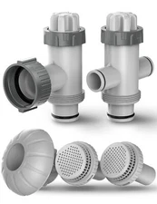 Pool Filter Part Kit Set plunger Valve Split Hose Plunger Valve 1 Inch Pool Out