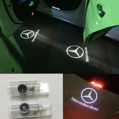 2X Projector Ghost Shadow Lights Door HD For Mercedes-Benz GL Class 06-12 R