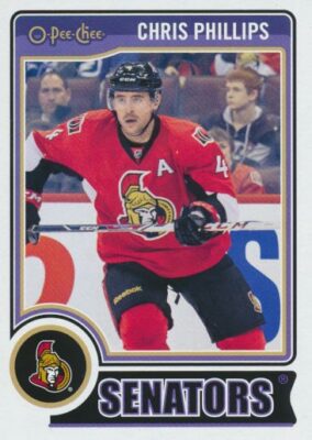 2014-15 O-Pee-Chee #427 CHRIS PHILLIPS - Ottawa Senators