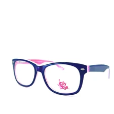 Jelly Bean JB331 Pink Berry/Pink Rectangle Full Rim Eyeglasses 47[]15 130 mm