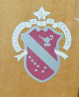 Vintage 1960's Purdue University Fraternity Delta Mu Chapter 1968 Wooden Paddle — photo 8