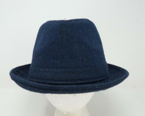 Woolrich Wool/Poly Blend Trilby Fedora Hat Blue Large - Picture 1 of 7
