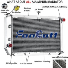 3-rows Aluminum Radiator Fits 1971-73 Ford Mustang Fairlane Torino Ltd Cougar V8