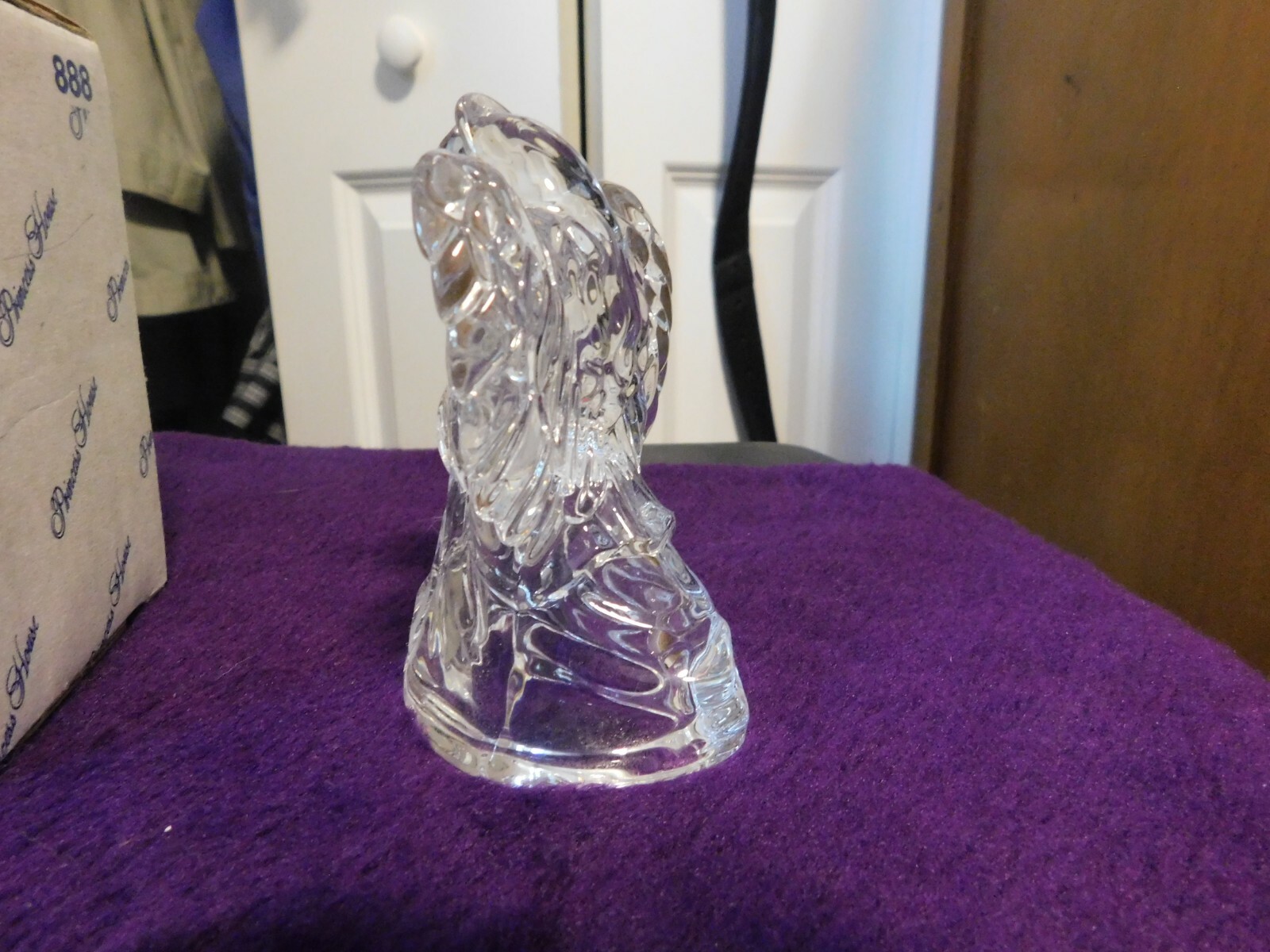 Princess House Crystal Nativity Angel Figurine Made In Germany BOXED