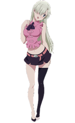 Elizabeth Liones Deadly Sins Cute v2 Weatherproof Anime Sticker