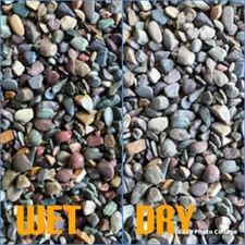 25lbs Colorful Gravel Pebble stones 1/4  aquarium terrarium rocks Natural