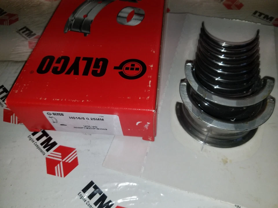 Juego de rodamientos principales Volvo B230 240's - 740 - 760 - 940 88-95 +.010 y Volvo Penta   Foto 2 de 4