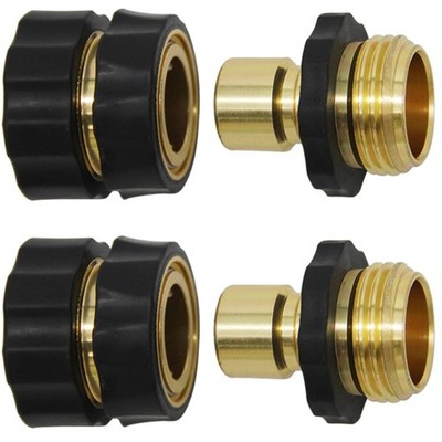 Aluminum Garden Hose Quick Connector Set